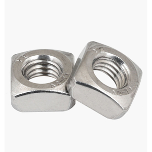 Nozes quadradas de a&ccedil;o inoxid&aacute;vel DIN577