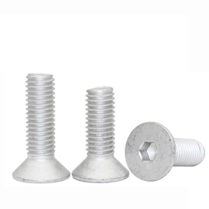 Dacromet &agrave; haute r&eacute;sistance Din7991 Boulons de douille hexagonale &agrave; t&ecirc;te plate CSK