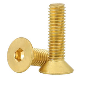 Din7991 Brass &agrave; t&ecirc;te plate en laiton