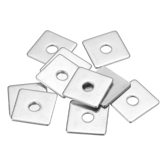 Rondelles carr&eacute;es Rondelles en acier galvanis&eacute; robustes Rondelles plates DI