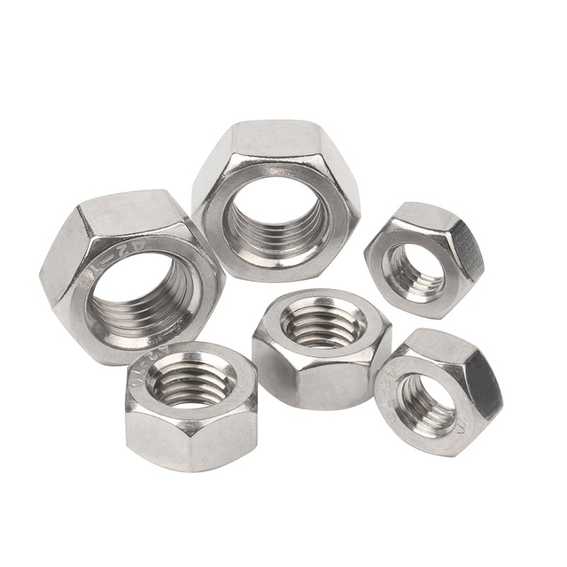 &Eacute;crous hexagonaux en acier inoxydable