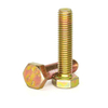 Pernos hexagonales chapados en zinc amarillo de acero de alta resistencia DIN931 DIN933